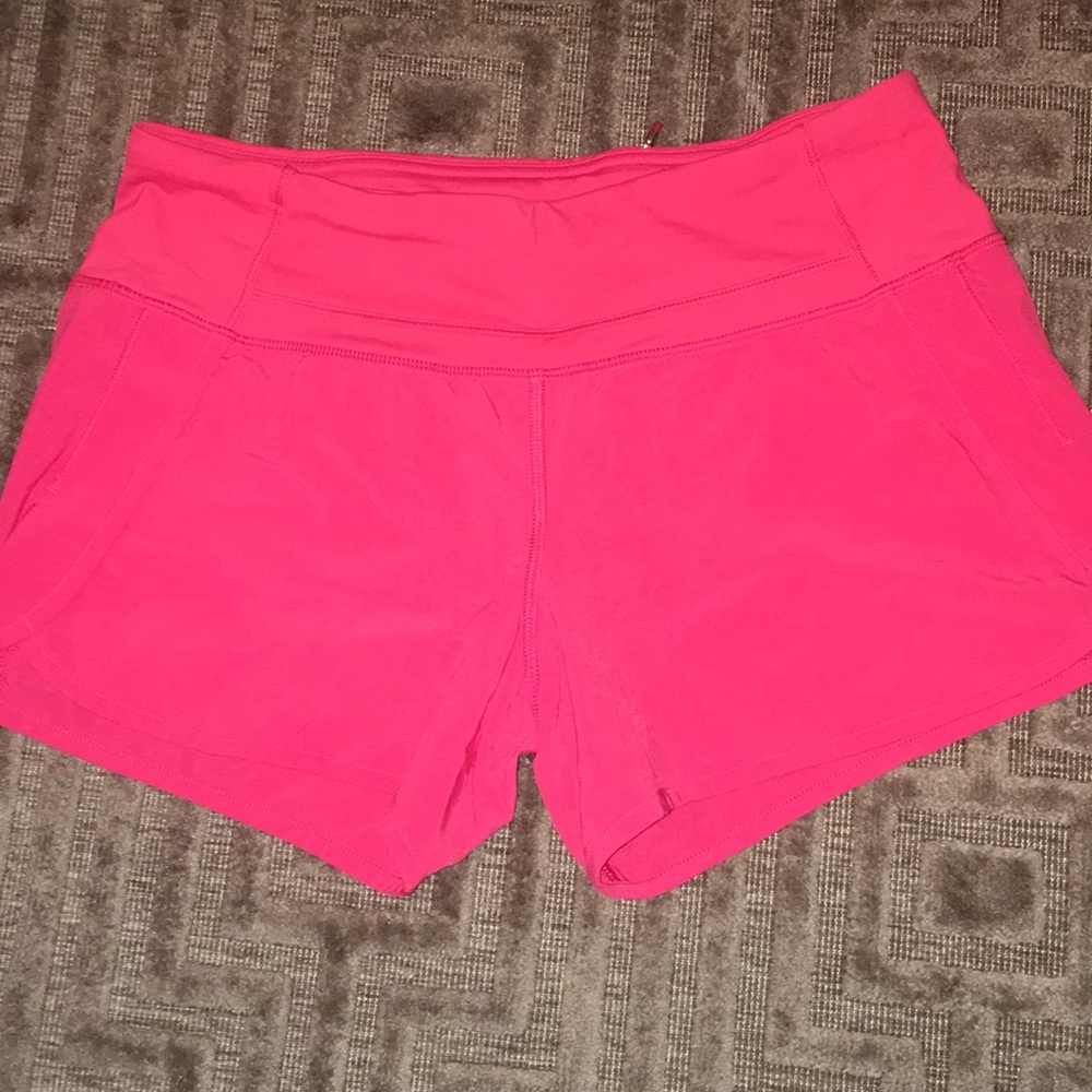 Lululemon Athletica Coral Speed Short